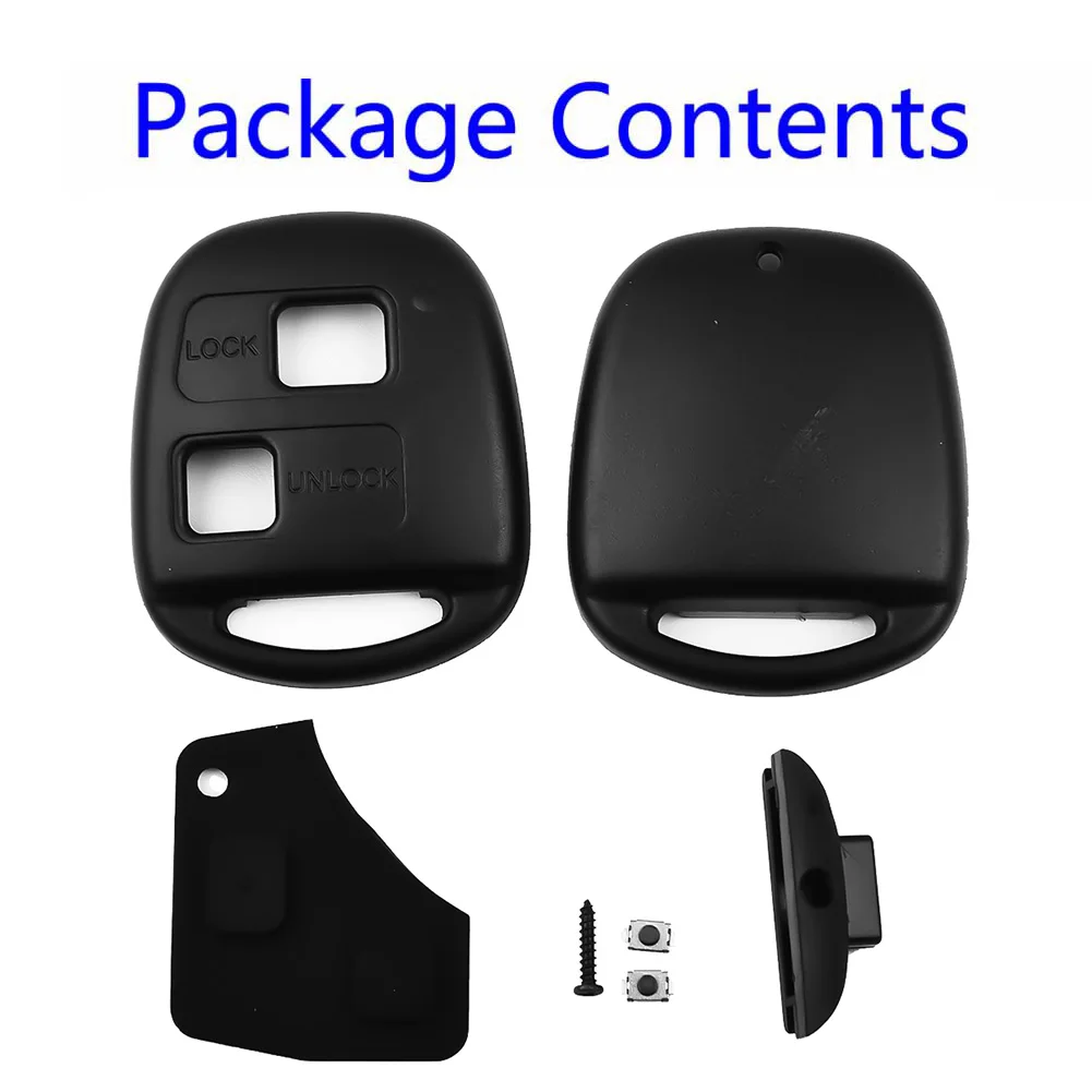 2 Button Key Case Car Remote Key Button Pad Shell Case Switch For Toyota For Corolla For Prado For Pixis Space For Rush