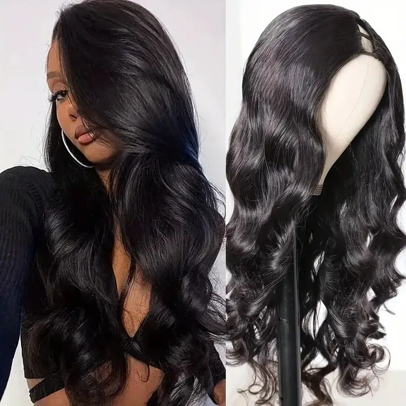 Rosabeauty HD Body Wave Nature Color 13X6 Transparent Lace Frontal Wig 13X4 Front Human Hair Glueless Wig 250 Density