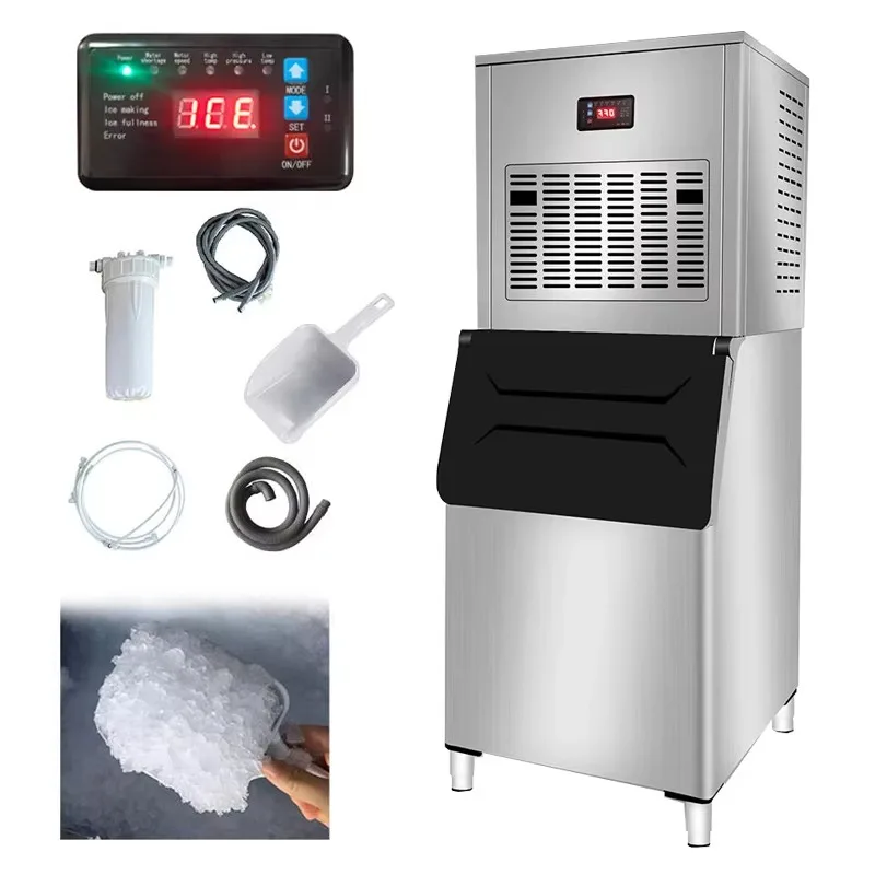 Snow Ice Making Machine 200KG Snowflake Ice Block Maker Automatic Commercial Ice Maker Machine for Business Price Philippines