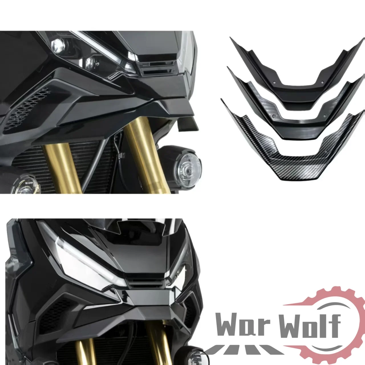 Motorcycle ABS Front Chin Spoiler Beak Fairing Aerodynamic Lower Lip Guard Modified Parts For HONDA XADV750 xadv750  2025‑2026