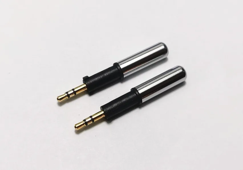 

Универсальные сменные штифты для наушников «сделай сам» серебристого цвета с паяными разъемами для кабеля AKG K450 K451 K452 K460 K480 Q460