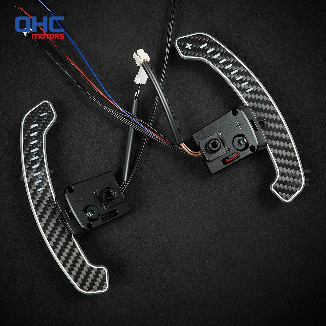 

LED Magnetic Steering Wheel Paddle Shifters For Nissan Micra VERSA FAIRLADY Rogue Teana X-trail Altima Various Colors