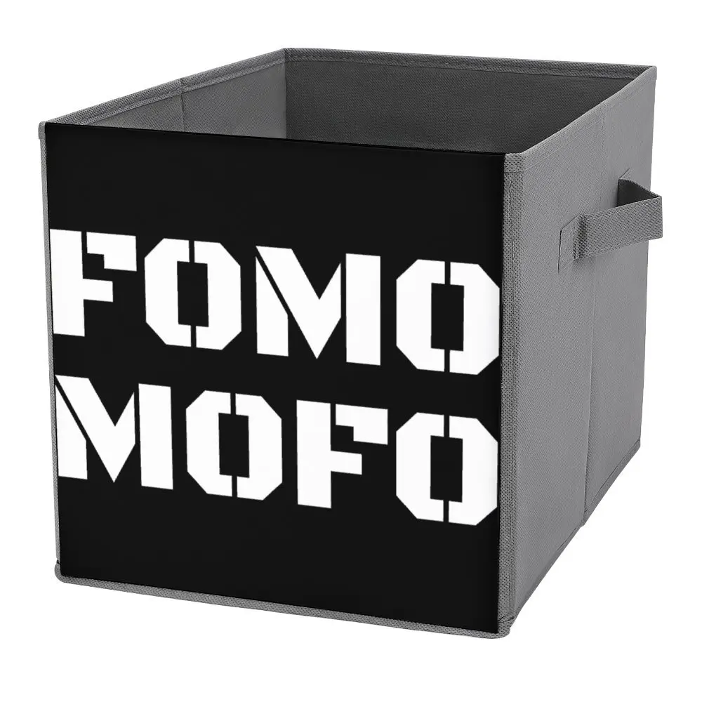 Storage Tank Antisocial FOMO MOFO For Millennial Essential Dust Proof Creative Folding Storage Box Handle on Both Sides Convenie