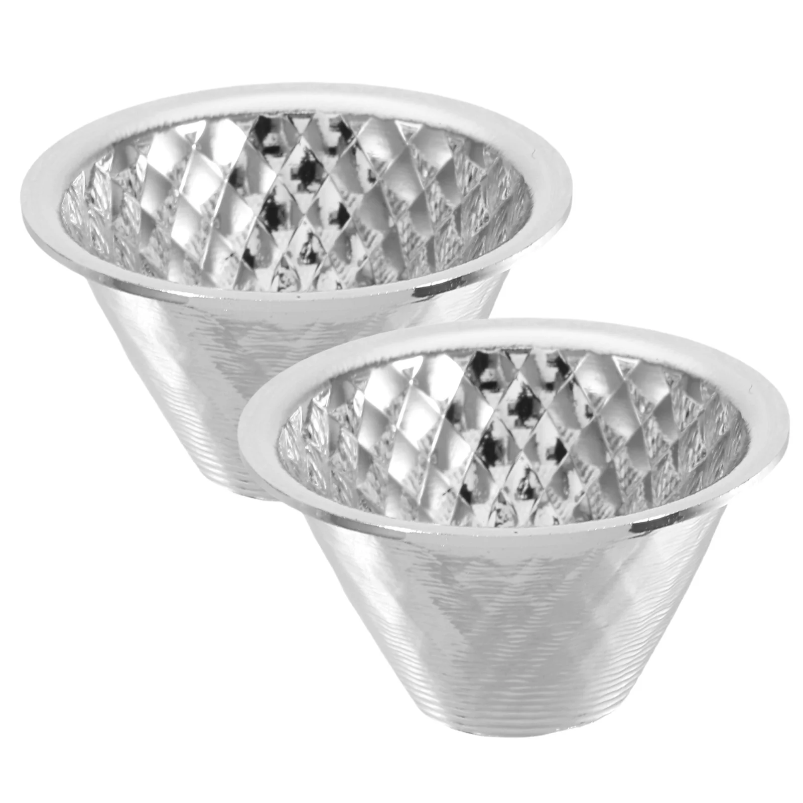 

2Pcs Spotlight Shade Reflector Cup Flashlight Accessory Enhanced Illumination for Outdoor Camping Hiking LED Light Reflector