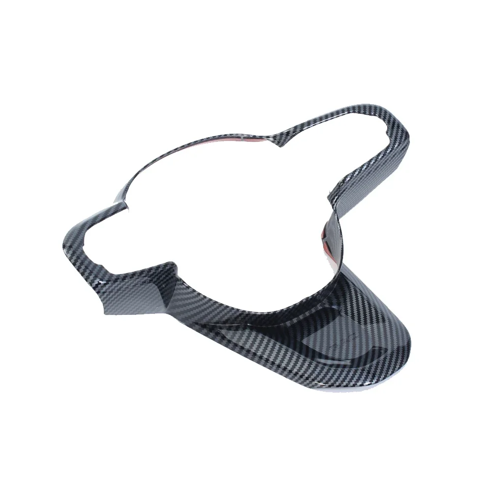 

For GAC GS8 2022 2023 2024 2025 Accessories Carbon Fiber Car Steering Wheel Cover Trim Frame Stickers Styling Accessories