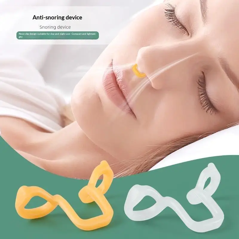Stop Snoring Device Silicone Elastic Nose Clip Anti-Snoring Supplies Nasal Dilator For Better Sleep & Improved Airflow