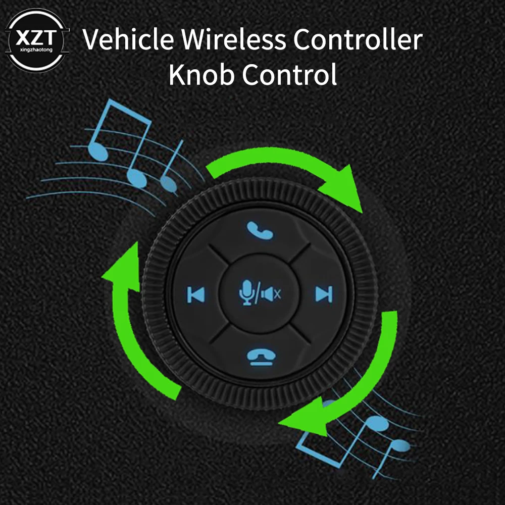 7-Key Car Wireless Steering Wheel Remote Control Button for Universal Car Music Wireless Android DVD GPS Navigation Player Radio