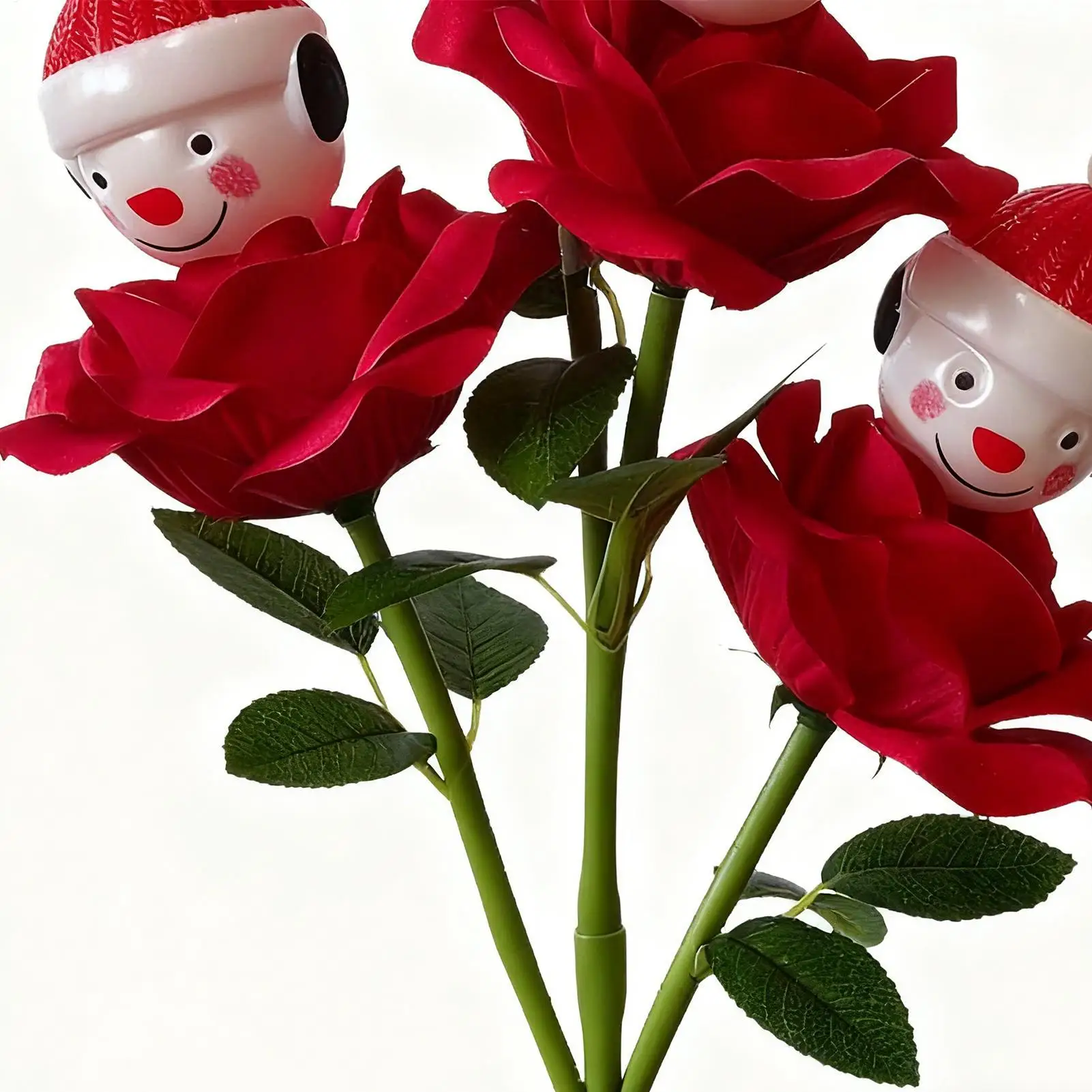 Solar Outdoor Christmas Lights Rose Snowman Garden Stakes Christmas Solar Lights Outdoor Decor For Yard Patio Porch Lawn Pathway