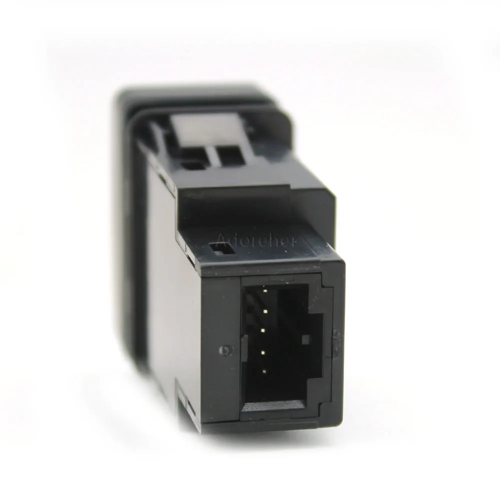 1PC Car LED Light Switch Front Fog Lamp Switch Push Button With Wire Compatible for Isuzu KV100 700P