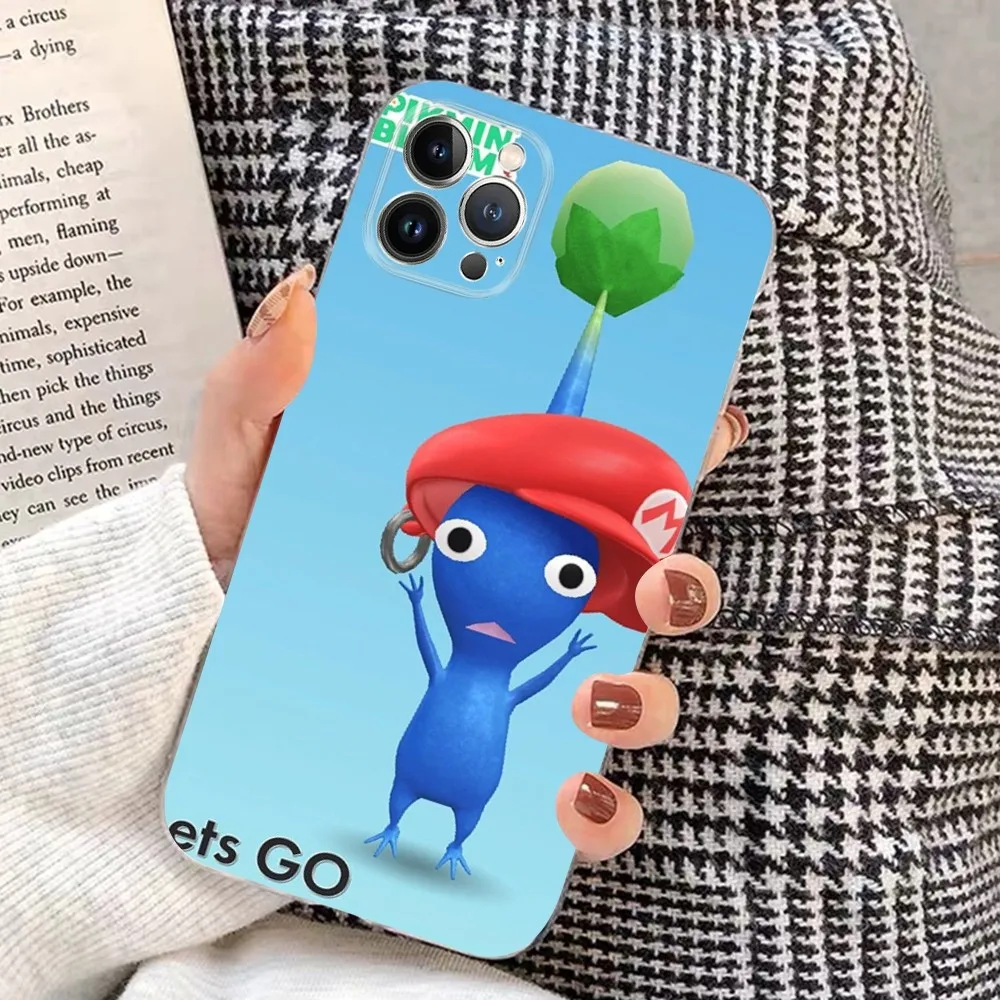 Etui na telefon PIKMIN 4 do iPhone 15 14 11 12 13 Mini Pro XS Max Cover 6 7 8 Plus X XR SE 2020 Funda Shell