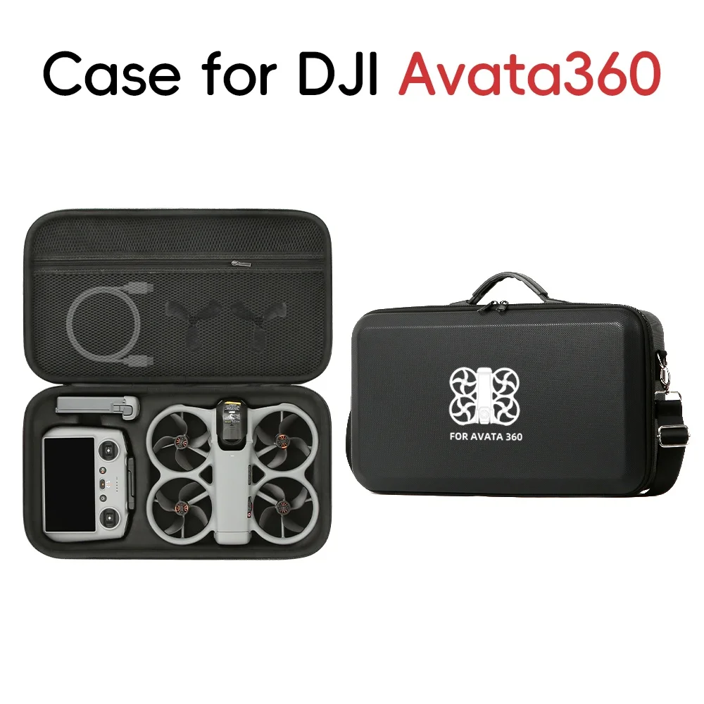 

Защитный чехол для DJI Avata 360 (RC 2), сумка для хранения на плечо, пыленепроницаемый и ударопрочный дорожный кейс, аксессуар для дрона