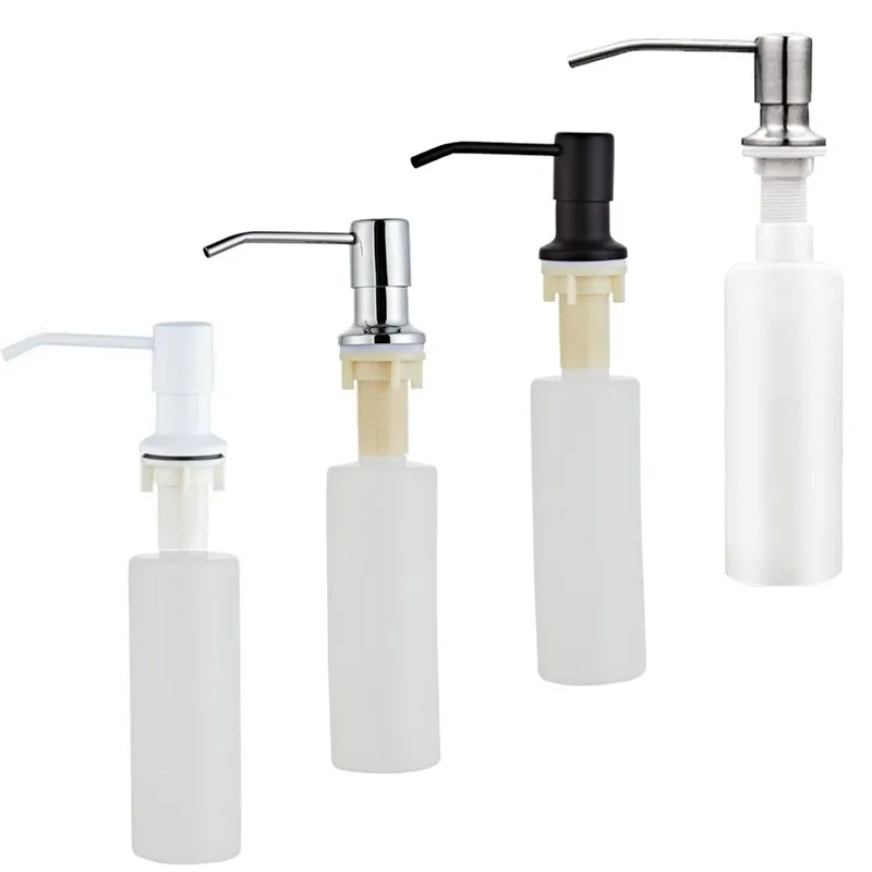 

Kitchen Sink Soap Dispenser ABS Dispenser Detergent Liquid Soap Lotion Dispensers Stainless Steel Head kitchen dispenser