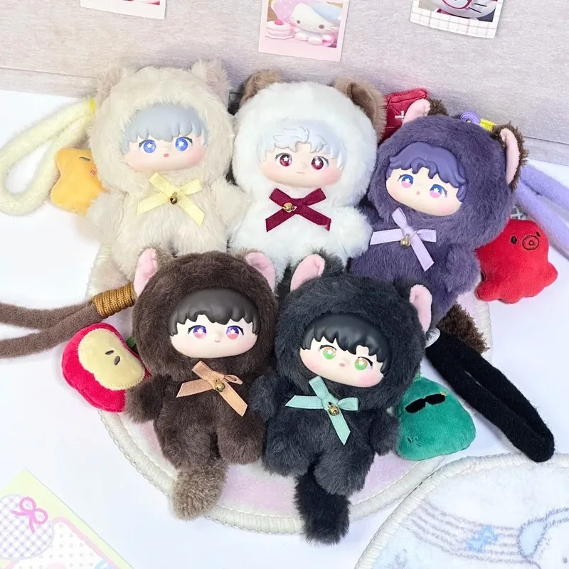 

В наличии Новые подлинные фигурки животных «Любовь и глубокое пространство», слепая коробка — ограниченная серия, коллекционные предметы, стильный декор для стола