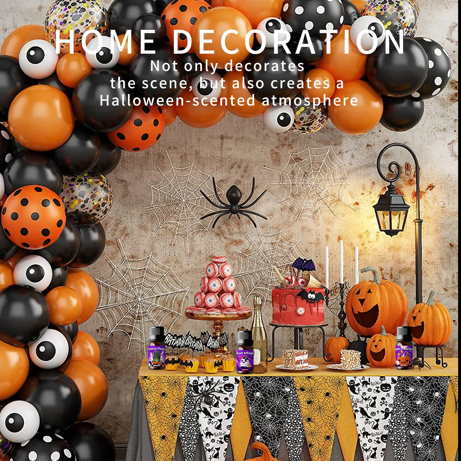 Fragrance Oils- 3PC/1PC Halloween Carnival Gifts Unique Scents for Diffusers & DIY Halloween Crafts