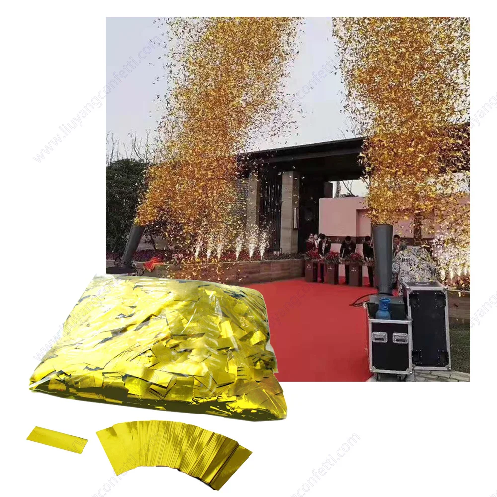 Event Party Decoration Gold Confetti Metallic Confetti Paper for Marriage Wedding Stage Effects Decor 500 Gram Birthday Firework