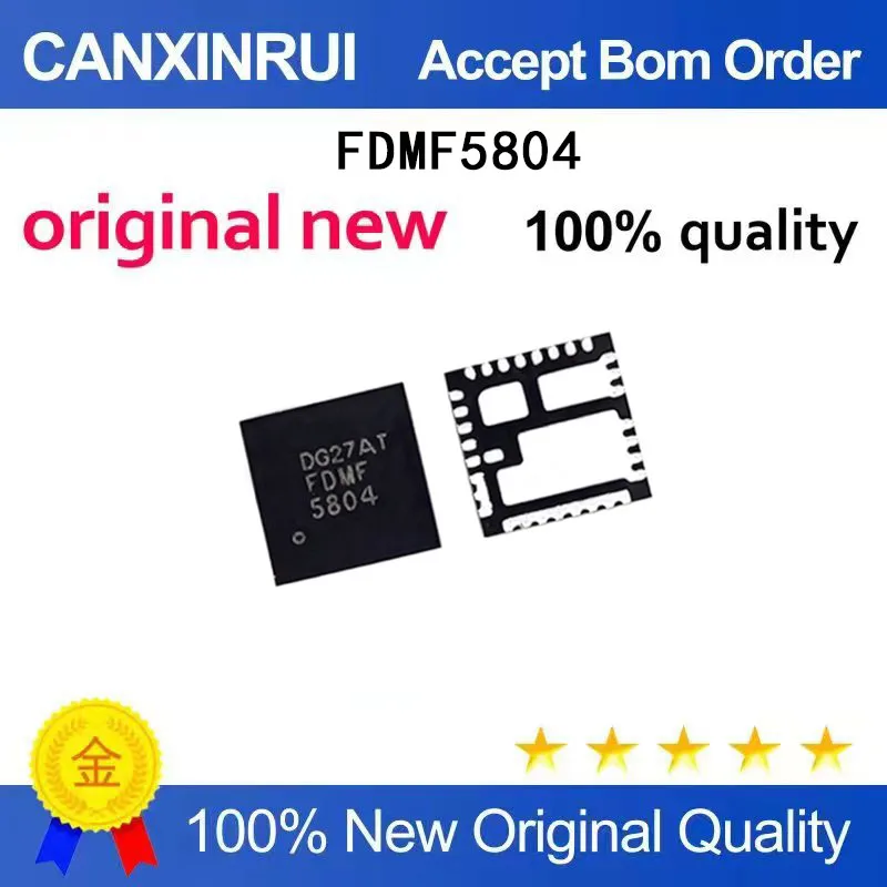 

(5-100 Pieces) Brand new spot FDMF5804 packaged QFN spot chip