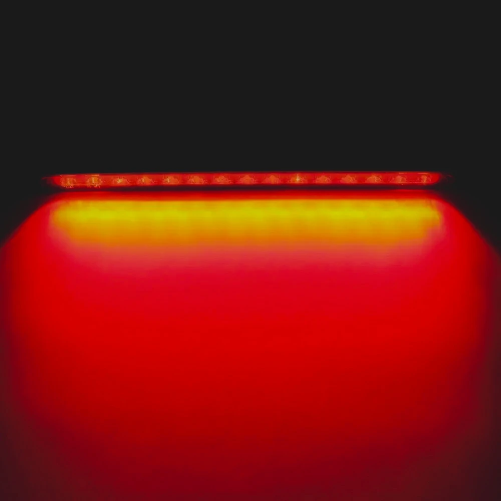 Car LED Third 3RD Brake Lights Bar Ultra-Thin Rear Parking Signal Lamp Truck High Mount Stop Warning Light Universal 24V 12V Red