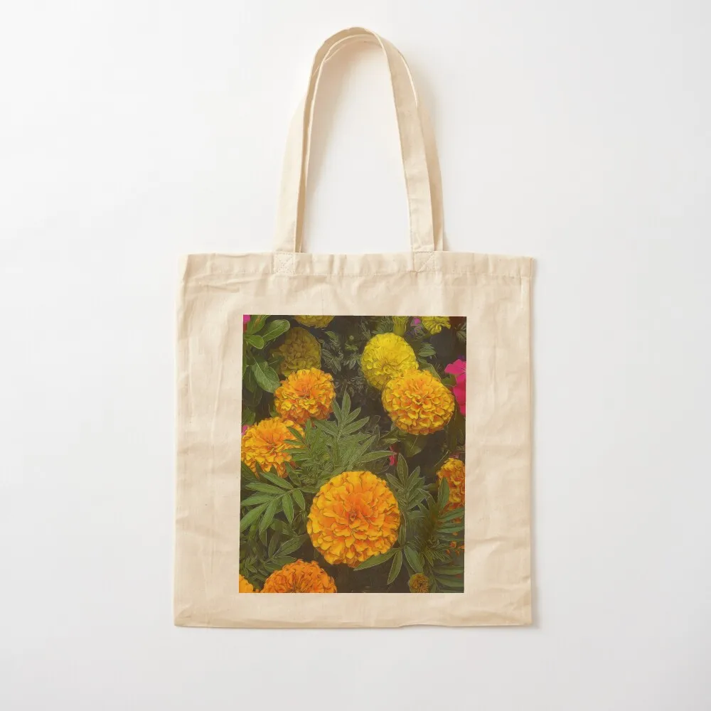 

Marigold Garden Tote Bag personalized tote eco pack Canvas Tote Bag
