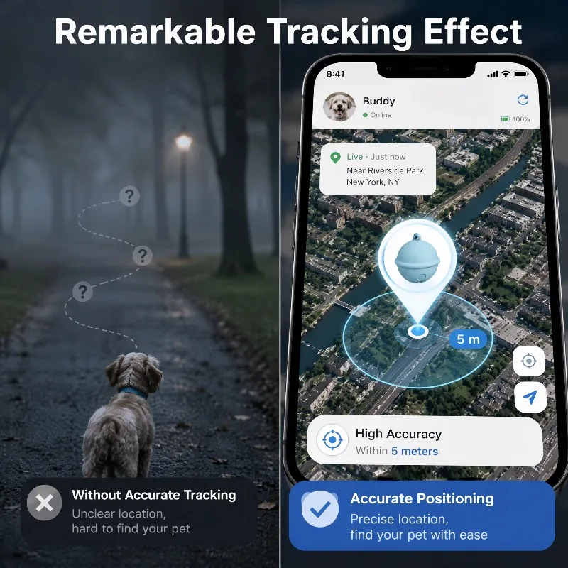 Global Anti Lost Device Real Time Tracking Mini Portable for Dog Cat Puppy Kitten High Tech Smart Pet GPS Tracker