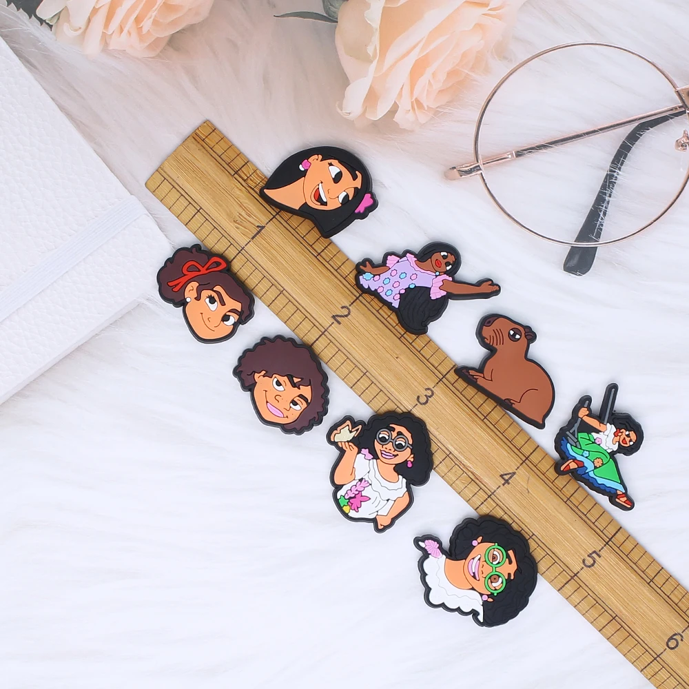 15pcs/set Disney Encanto cartoon Series ​for Shoe Charms Accessories for Classic Clog Shoe Decoration Kids Gifts