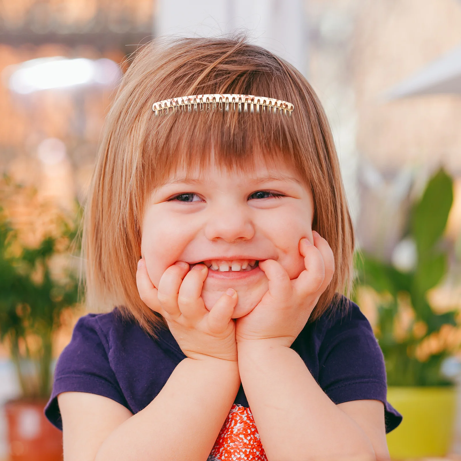 

2pcs Side Comb For Women French Twist Hair Pin Large Decorative Combs Styling Tool Durable Non-Slip Grip Hairdressing Massage