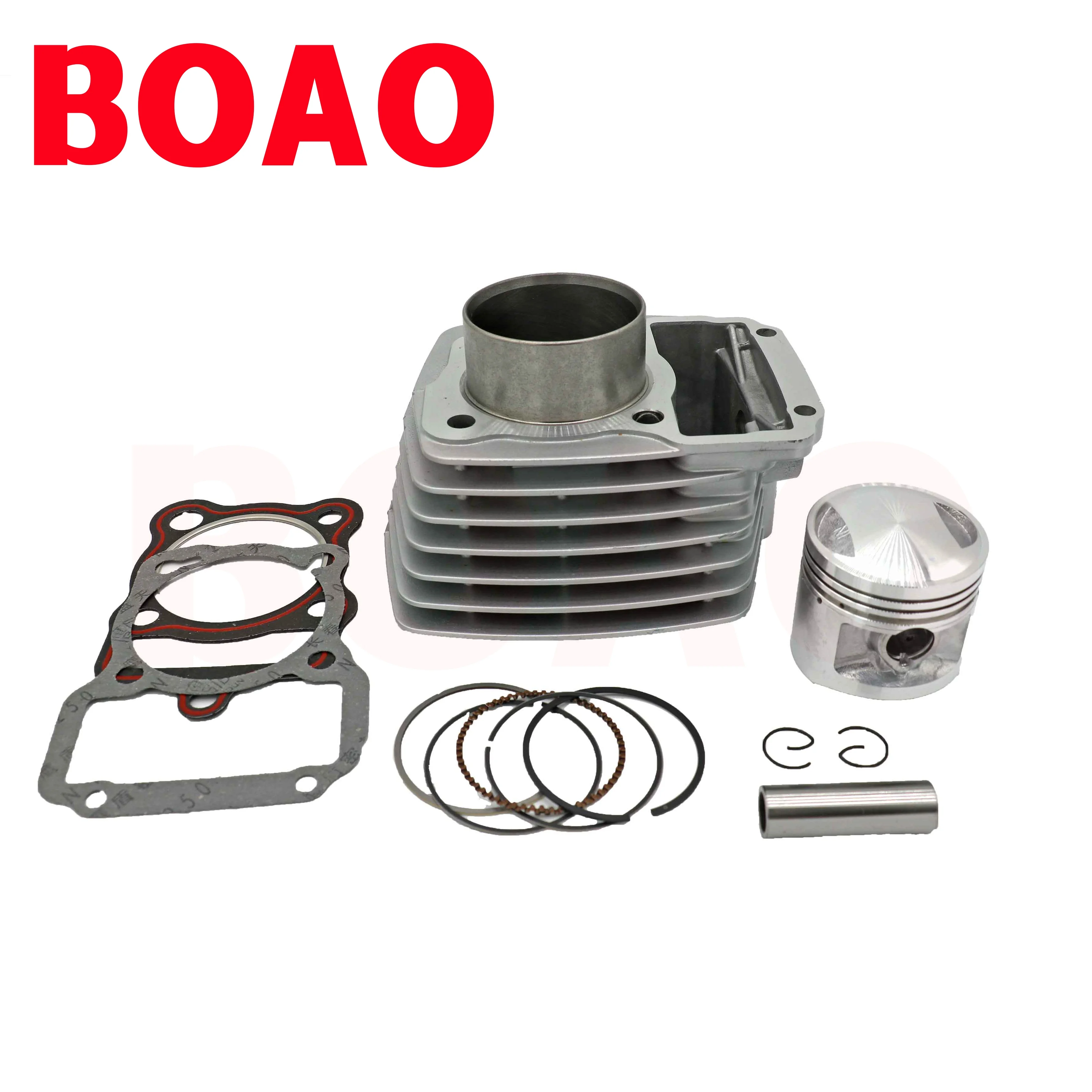 Motorcycle cylinder engine piston kit with 56.5mm cylinder diameter suitable for Honda CG125 ZJ125 CG ZJ 125 125cc