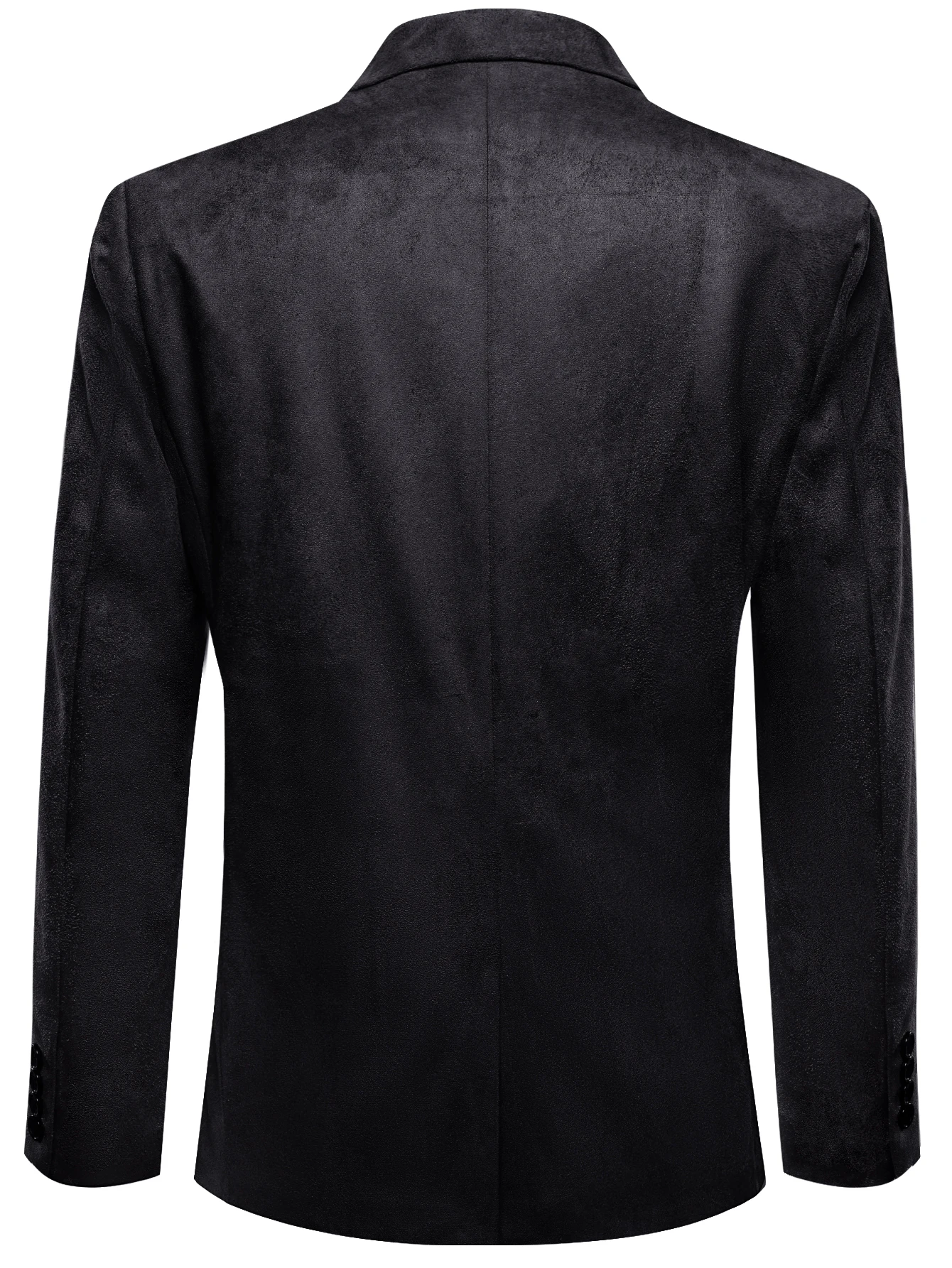 Vintage Mens Suede Blazer Jacket Casual Business Single Breasted Suit Coat Long Sleeve Patch Pocket Blazer for Office Streetwear