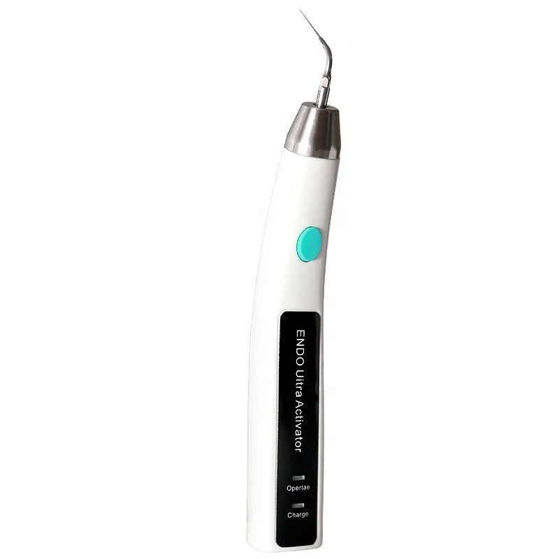 Portable cordless ultrasonic activator for root canal clean de ntal de ntal LED ultra endo activator