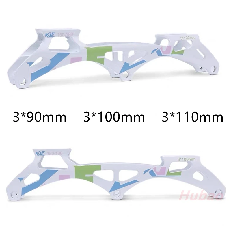 Roller Skate Rack 3*90mm 3*100mm 3*110mm Speed Skating Skates 3 Wheels  Aluminum Skate Base Frame Bracket Accessories