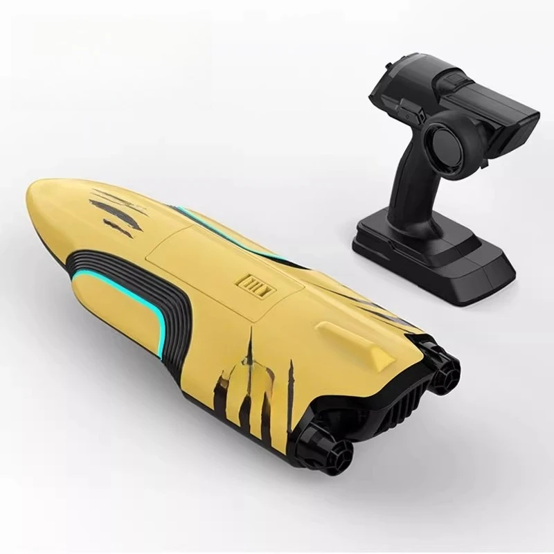 

RC remote control boat double turbojet high-speed speedboat capsized boat one-click reset water children's toys can be pulled