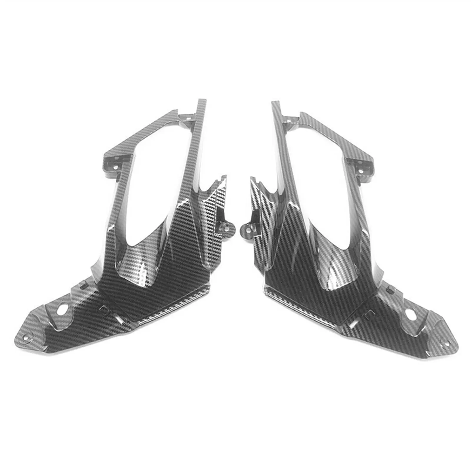 Frame Fairings For Kawasaki Ninja 400 2018-2023 Carbon Fiber Intake Vent Fairing Spoiler Powersport Body Motocycle Accessories