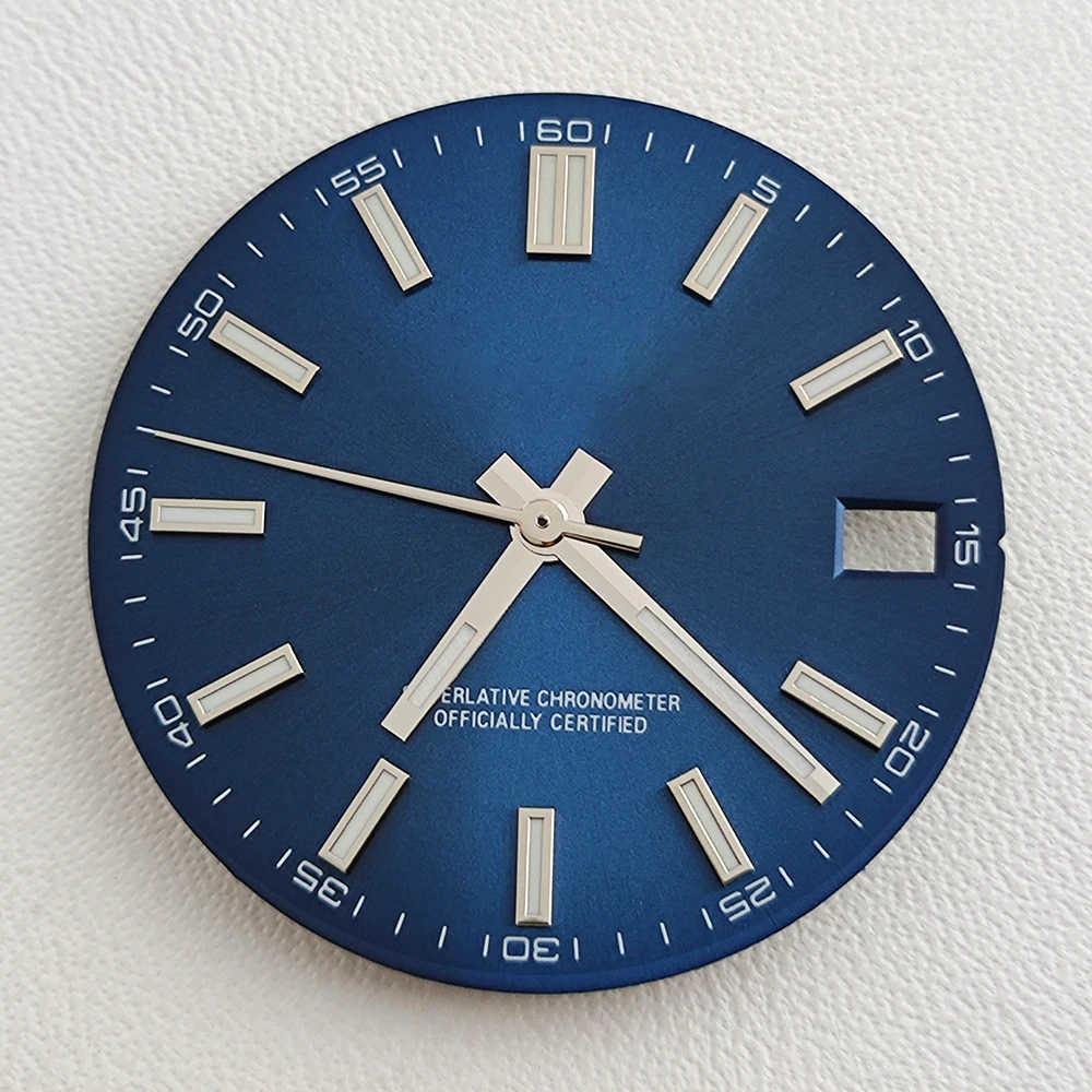NH35 Dial watch dial 28.5mm square dial sunburst dial Diversity Dial S dial Men's watch accessories suitable for NH35 movement - view 3