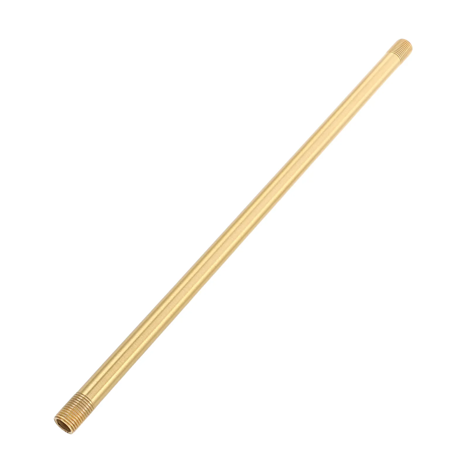 M10 Copper Threaded Hollow Lamp Stem Tube 250Mm Replacement Rod Light Fixture Parts for DIY Lamp Making and Repair Hardware
