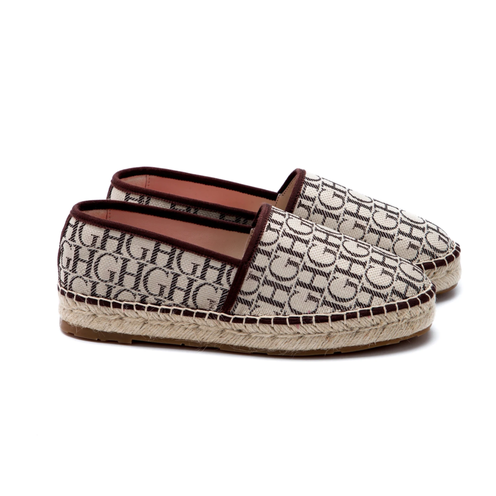 CHic Nueva Colección Verano 2026 Alpargatas Planas de Lona para Mujer Zapatos Slip On Casuales para Playa y Uso Diario Transpirables Ligeros con Suela de Yute Antideslizante Diseño Natural y Sofisticado