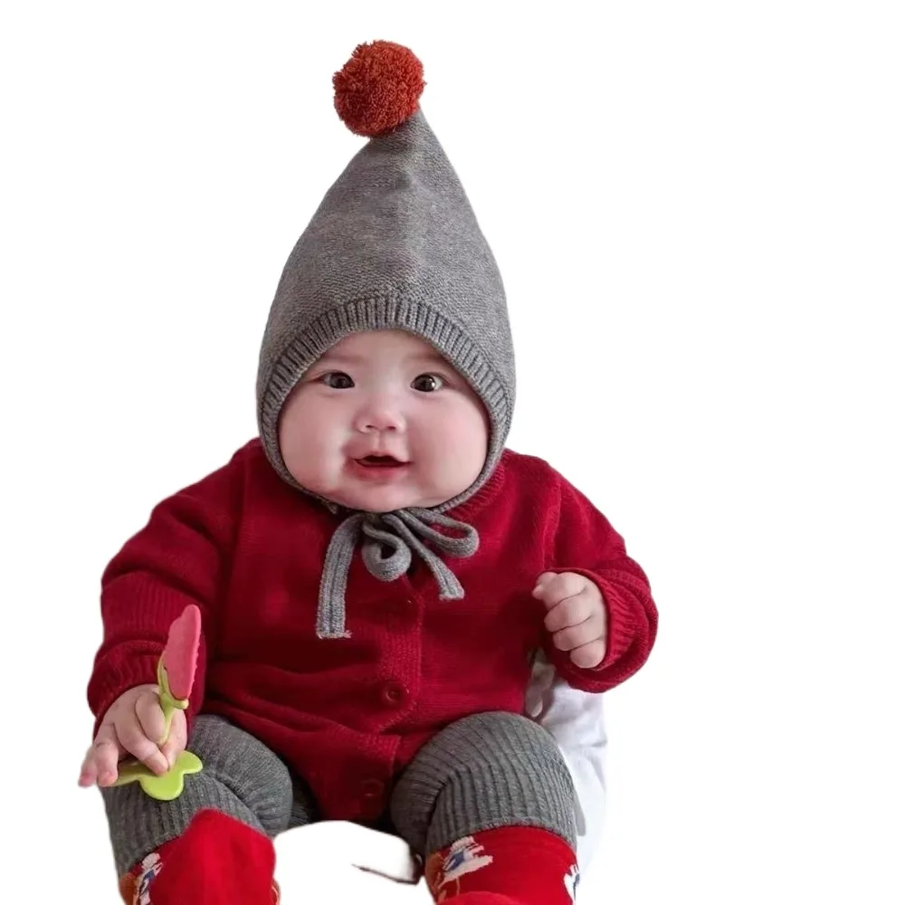 

New Warm Baby Warm Hat Coldproof Polar Fleece Balaclavas Integrated Windproof Ear Protection Hat Newborn