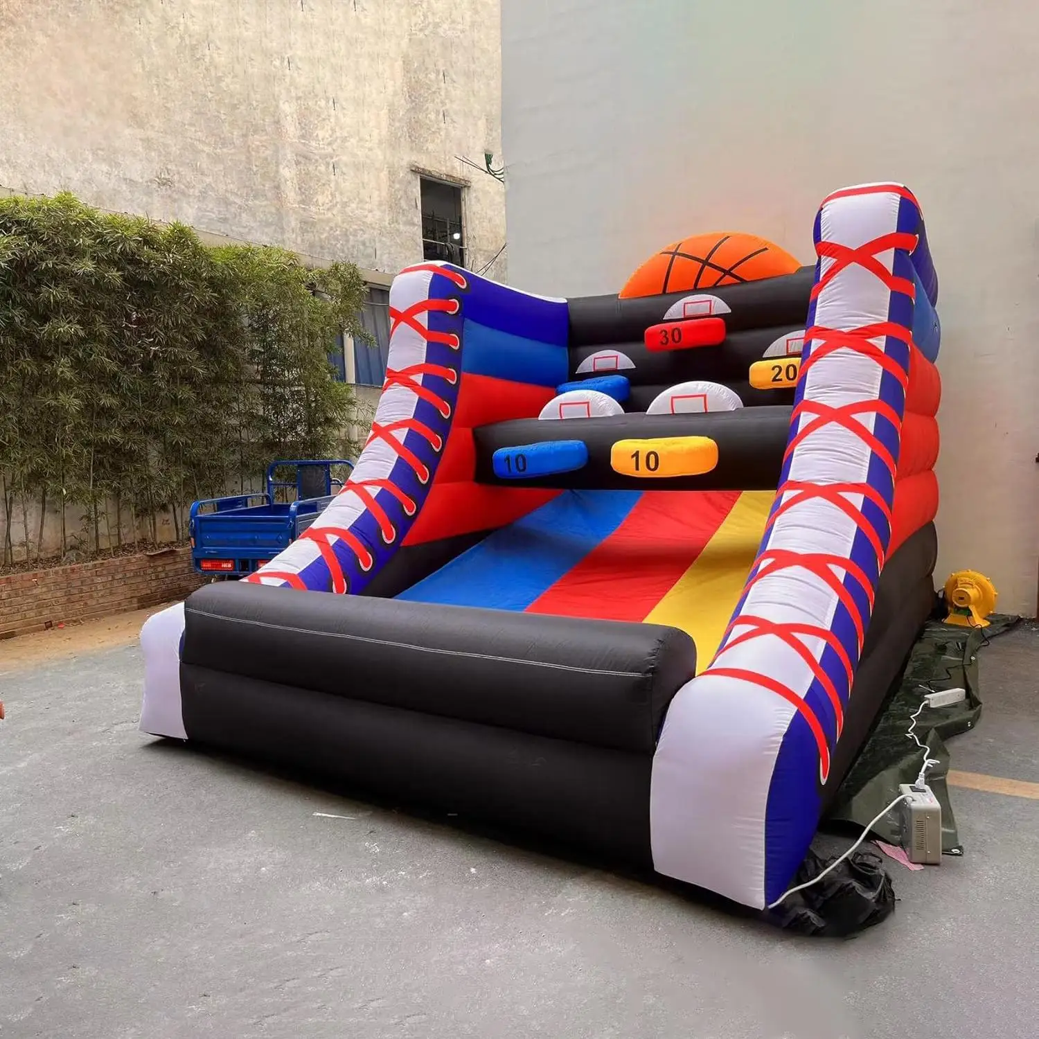 Durable Inflatable Basketball Hoop Game for Outdoor Events