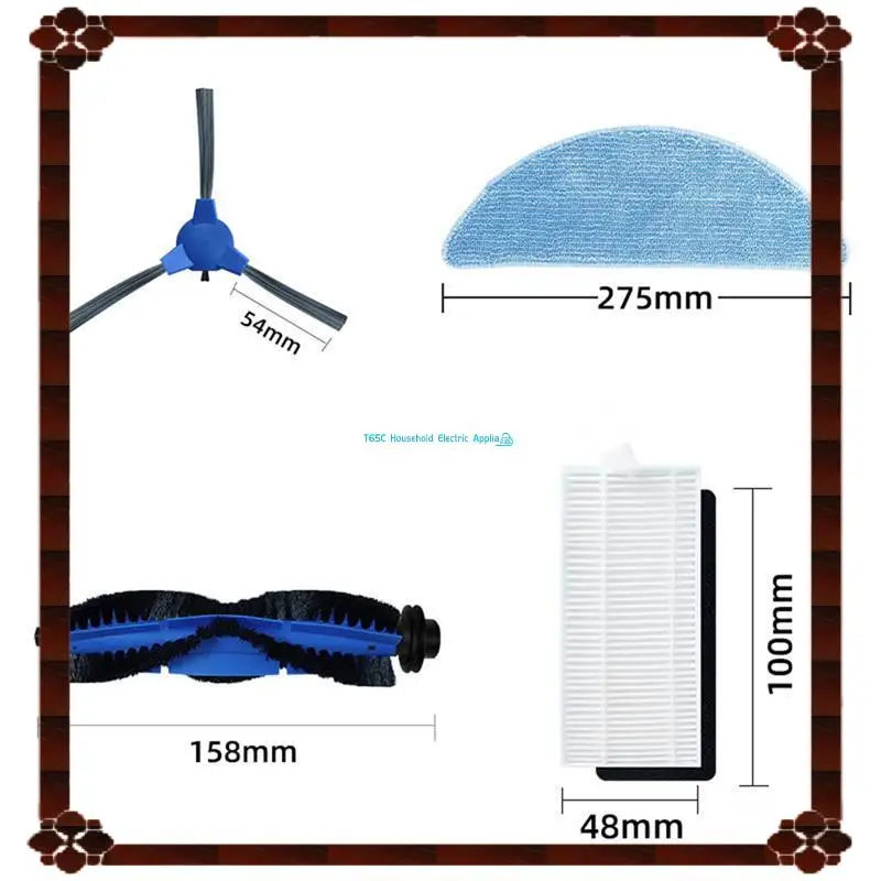 Kit de accesorios de repuesto para Robot aspirador Cecotec Conga 2290 Ultra