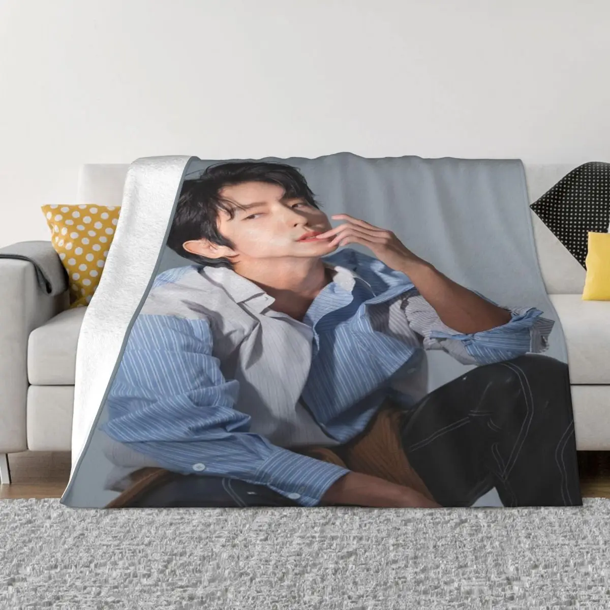 

Lee Joon Gi 1830 Blanket Quilt For Bed Thin Wadding Blanket Throw Blanket