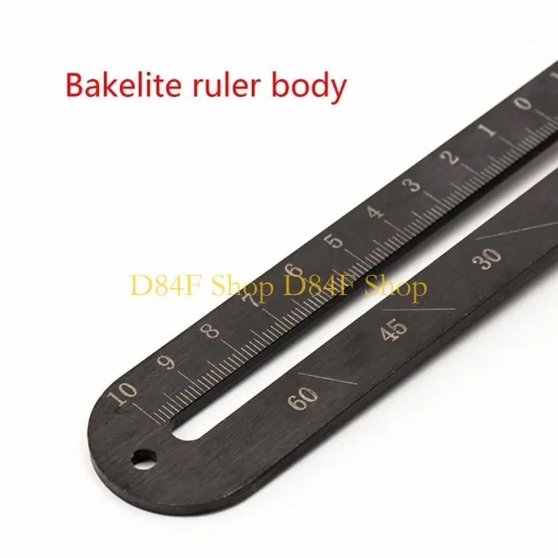 D84F Precise Carpenter T-squareLayout Tool Woodworking Ruler Gauge-Line Marker