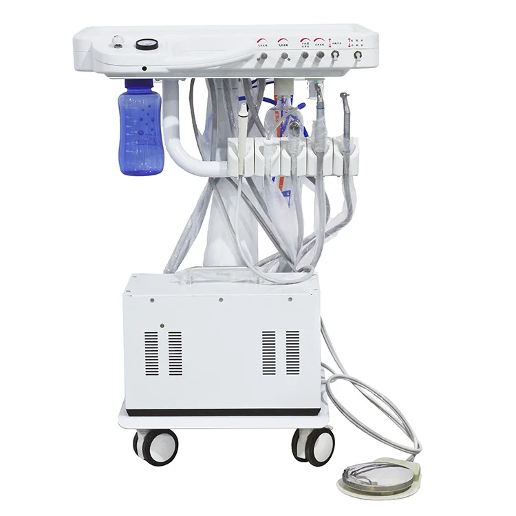 

Pet Clinic Animal Hospital Multi-function Cart Design Veterinary Dental Equipment Unit and Station With Scaler And Compressor