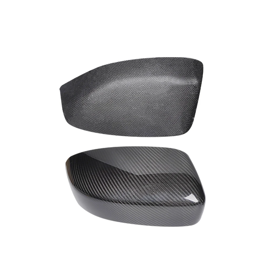 Real Carbon Fiber Side Wing Mirror Caps Side Rear View Mirror Cover Trim for Maserati Levante 2016up