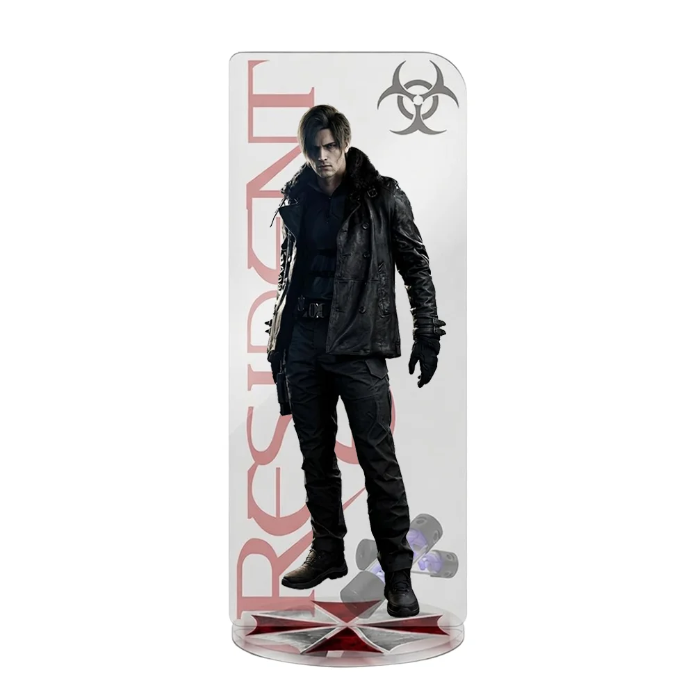Hot game Resident Evil: Requiem Grace Ashcroft Leon S. Kennedy 15CM Acrylic Stand Keychain 2026 New Anime Stand Desk Decor Gift