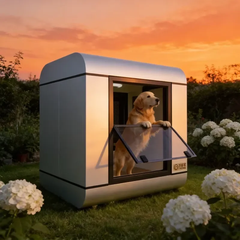 Warm Insulated Cat House Cold Resistant Weatherproof Outdoor Pet Shelter Cozy Nest for Feral Domestic Dogs