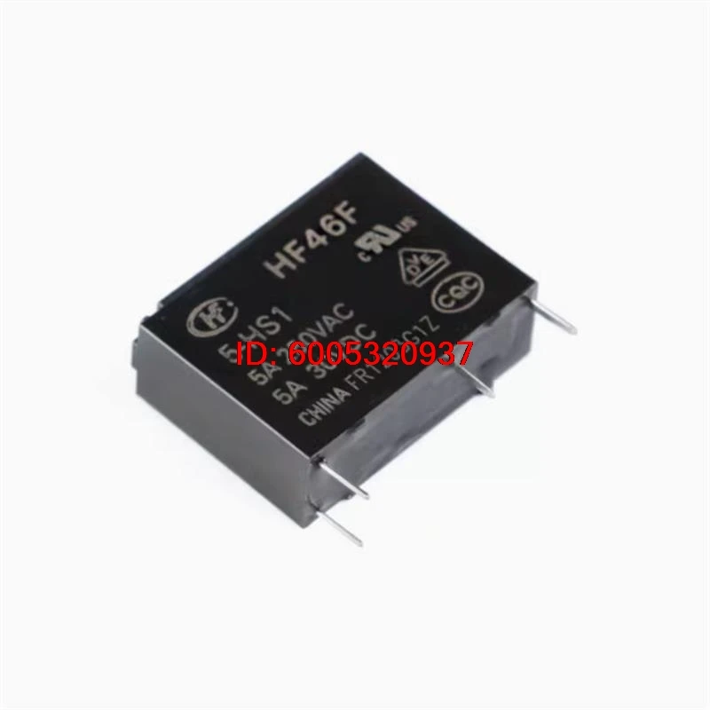 10piece  HF46F/5-HS1 、HF46F/12-HS1 、HF46F/24-HS1  DIP-4  New power relay  HF46F-5-HS1 、HF46F-12-HS1 、HF46F-24-HS1