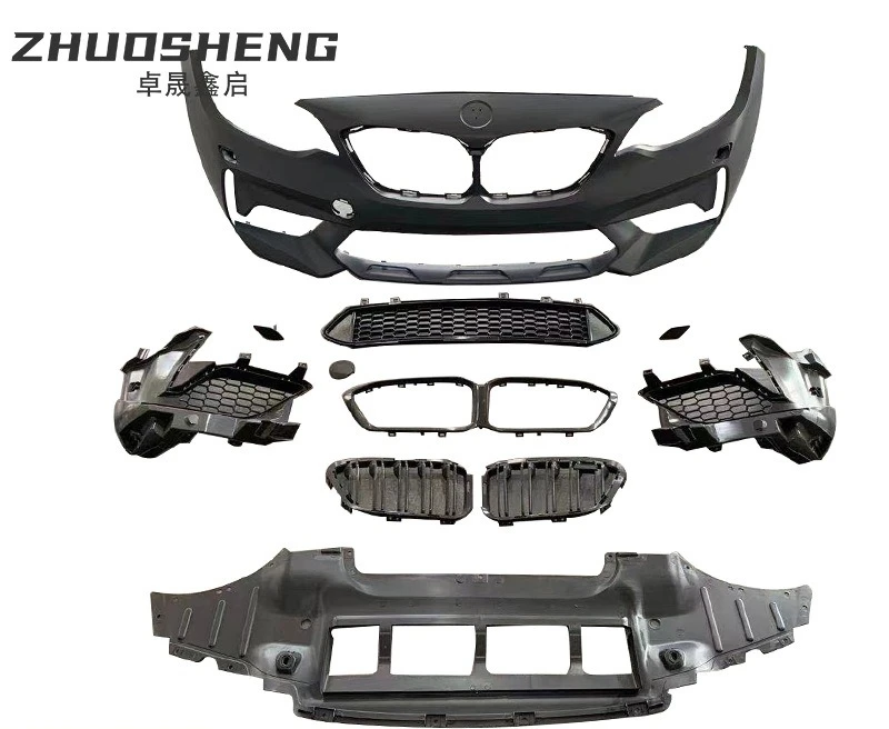 Front Bumper for BMW M2 F87, M2 Competition Style, Complete Front Bumper Assembly, Body Kit Upgrade
