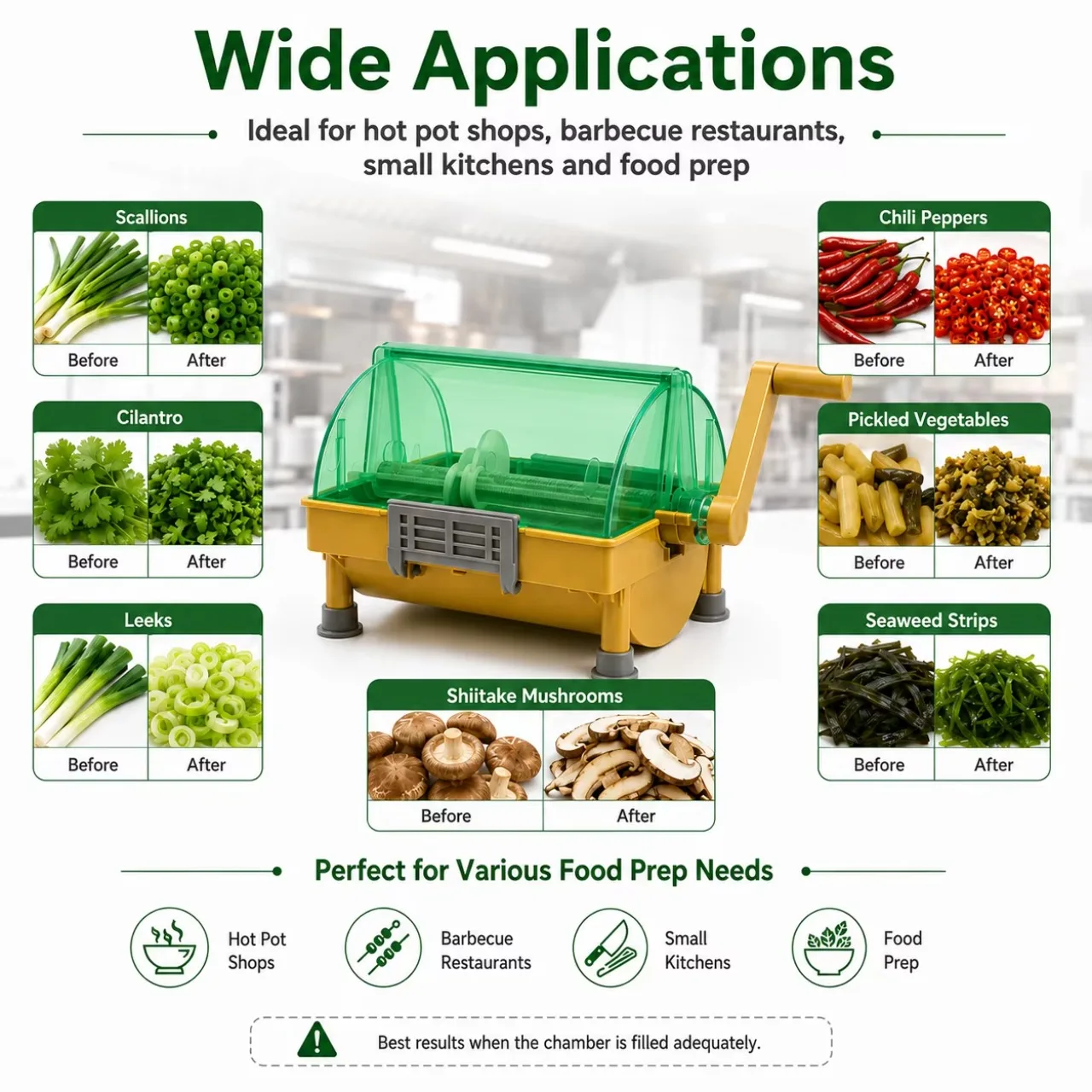 Commercial Mini Vegetable Cutter Special For Scallion Chili Coriander Garlic Slice Chive Shredding Processing Tool image 6
