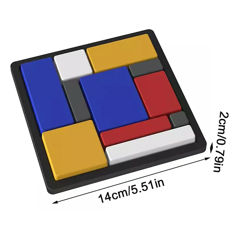 Puzzle d'entraînement à la pensée logique pour tout-petits, Cubes Montessori, jeux de société, jouets éducatifs interactifs Parent-enfant, jeux de fête