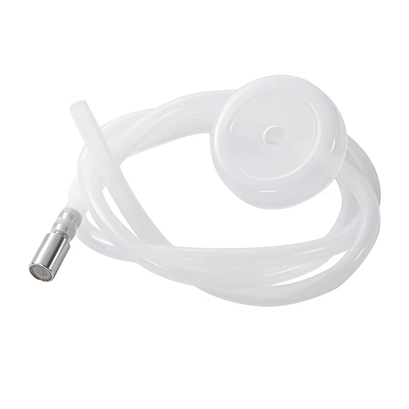 1 Set 1-2M Silicone Tube Water Pipe Flexible Automatic Suction Hose Universal Food Grade Inlet Pipe Water Dispenser Accessories