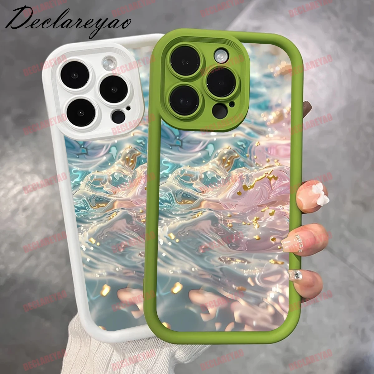 DECLAREYAO ماتي بولي يوريثان لينة ضوء سليم حالات لسامسونج غالاكسي 2021 F06 F23 M02 A22 A36 A06 A07 A01 J8 M21 يغطي حافظة للصدمات #6