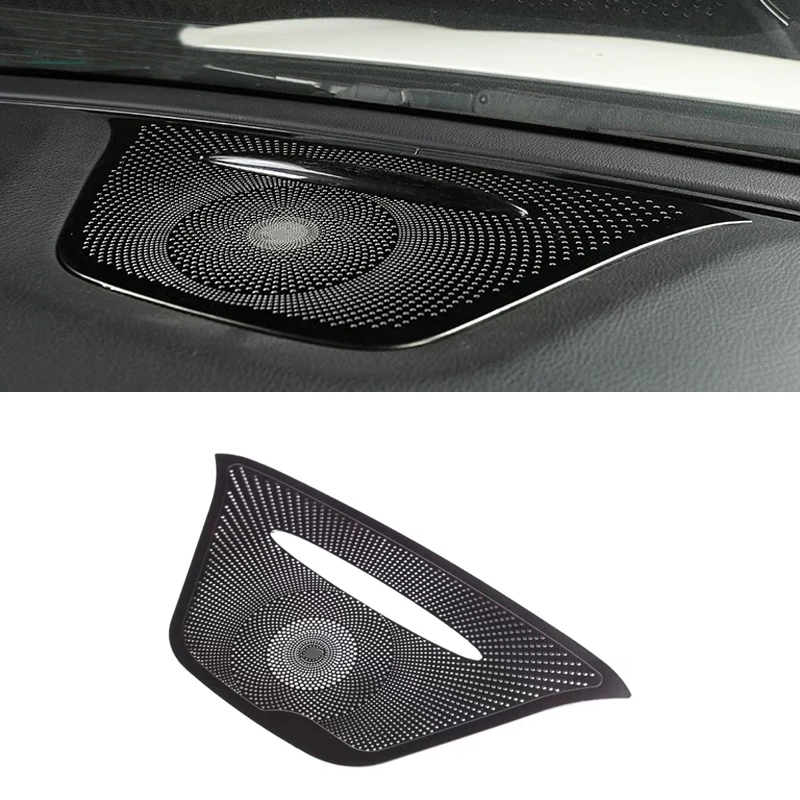 Car styling Audio Speaker Dashboard Loudspeaker Cover Sticker Protective Trim For Mercedes Benz A GLA CLA Class W176 X156 C117